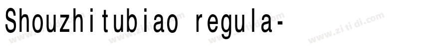 Shouzhitubiao regula字体转换 Shouzhitubiao regula字体转换